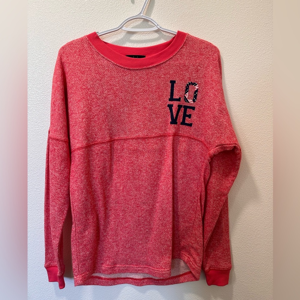 Oversized, crewneck sweater